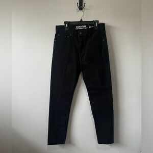 Men’s Signature by Levi Strauss Black Skinny Jeans W28 x 30
